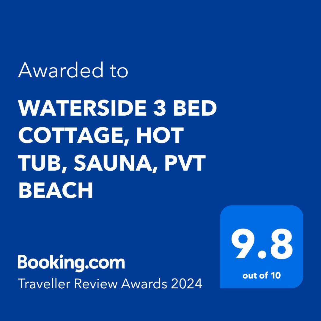 Waterside 3 Bed Cottage, Hot Tub, Sauna, Pvt Beach Arrochar Εξωτερικό φωτογραφία